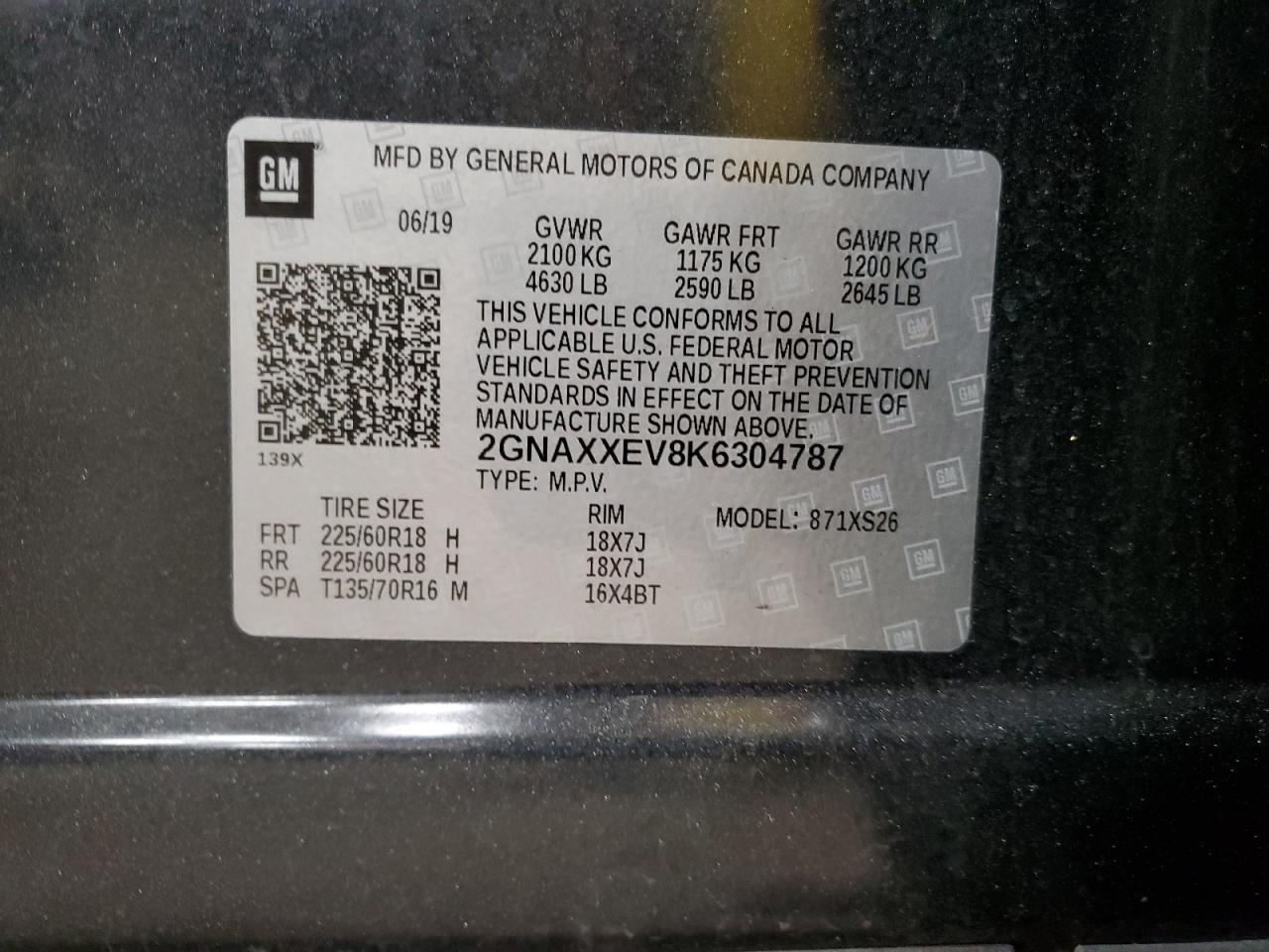 CHEVROLET EQUINOX PREMIER