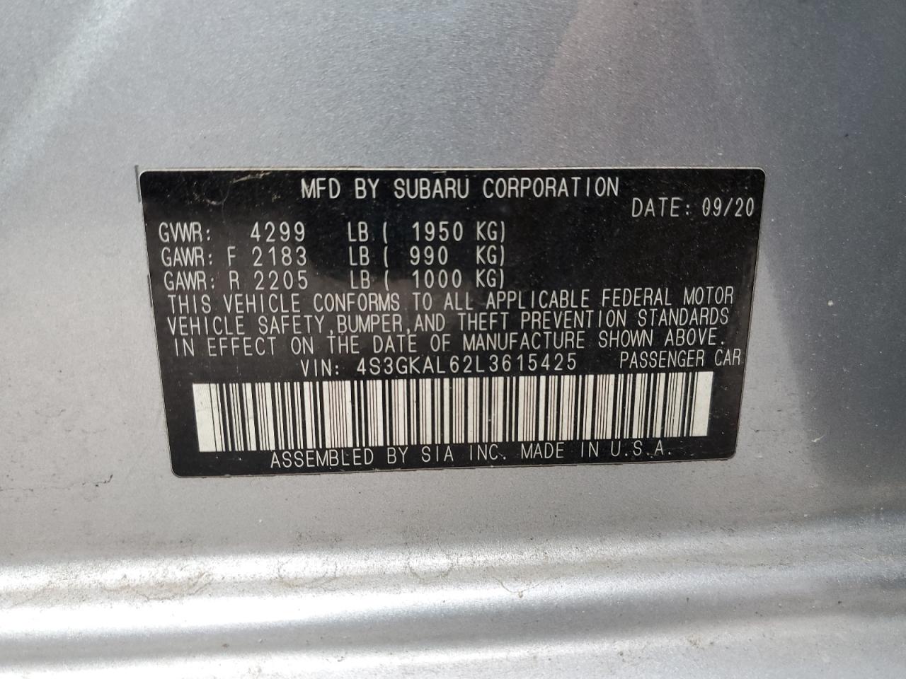 SUBARU IMPREZA SPORT