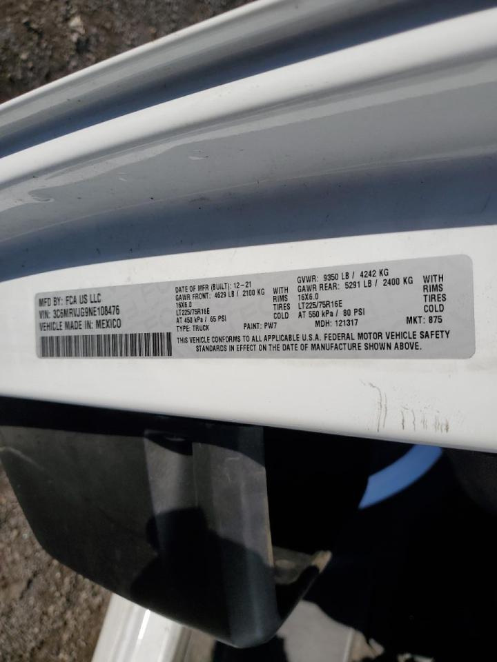 RAM PROMASTER 3500 HIGH