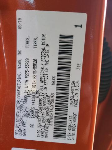 2018 TOYOTA TUNDRA CRE - 5TFHW5F19JX758765