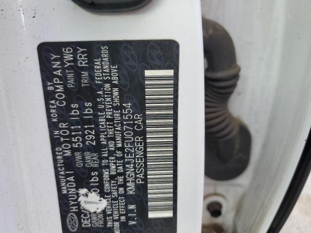 2015 HYUNDAI GENESIS 3. - KMHGN4JE2FU071554