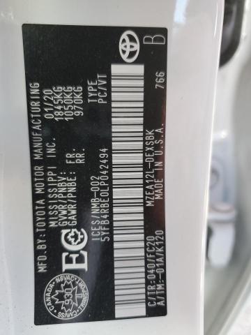 2020 TOYOTA COROLLA SE - 5YFB4RBE0LP042494