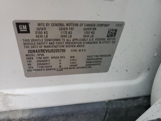 2018 CHEVROLET EQUINOX LS - 2GNAXREV0J6225799