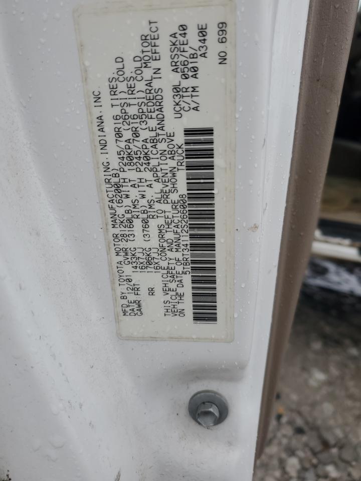 Lot #3277088159 2002 TOYOTA TUNDRA ACC