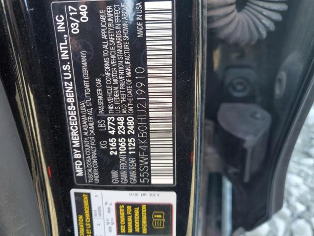 2017 MERCEDES-BENZ C 300 4MATIC - 55SWF4KB0HU219910