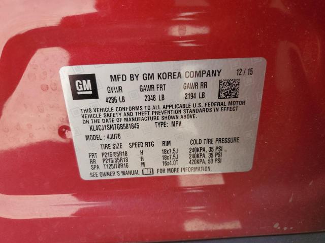 2016 BUICK ENCORE SPO #3281506998