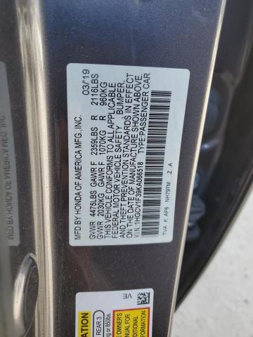 2019 HONDA ACCORD SPO #3302706121