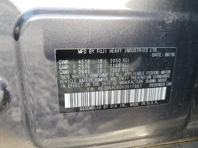 2017 SUBARU LEGACY 2.5 - 4S3BNAC60H3017861