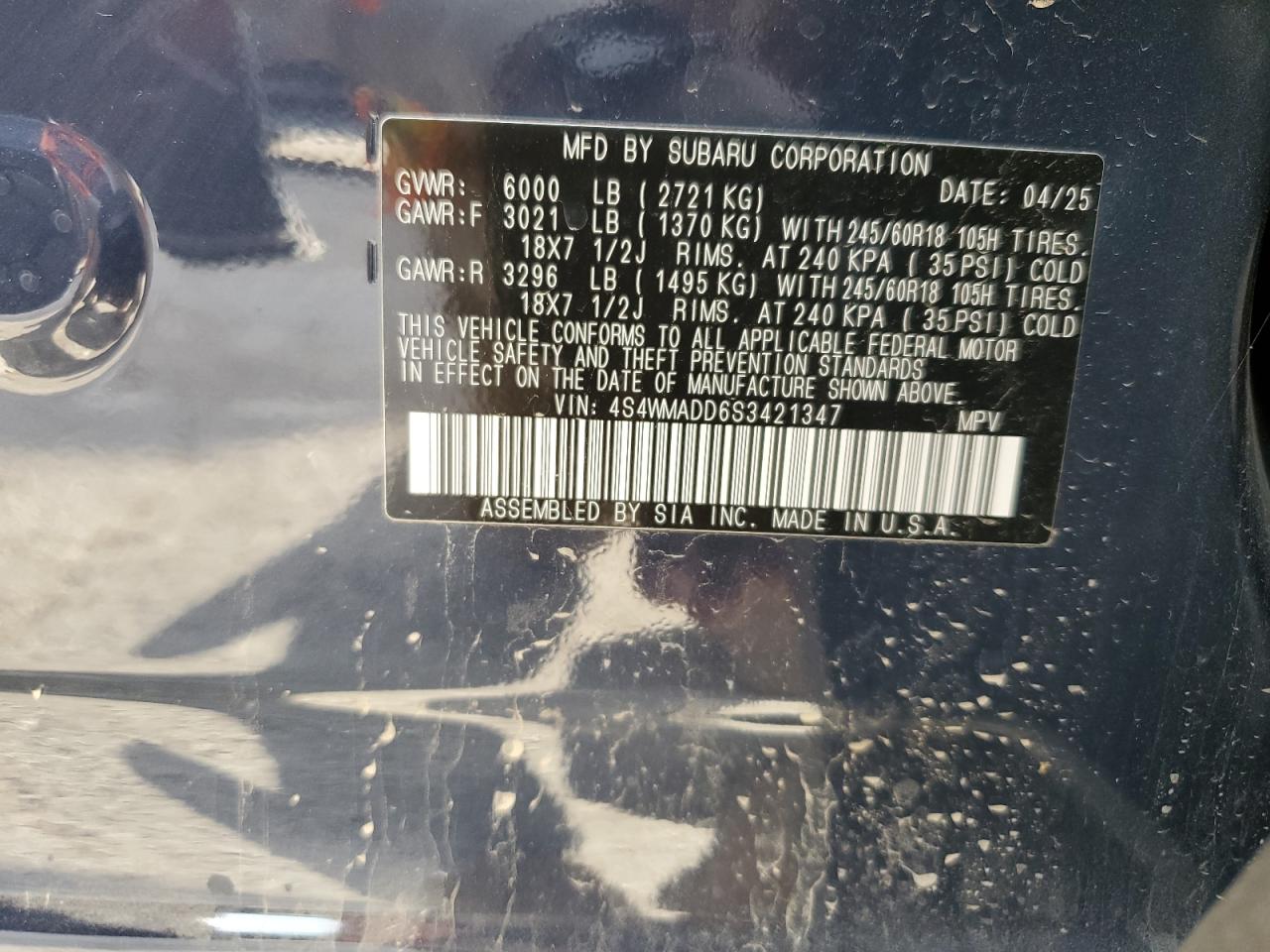 SUBARU ASCENT PREMIUM