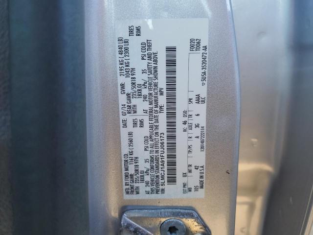 2015 LINCOLN MKC 5LMCJ1A91FUJ06173