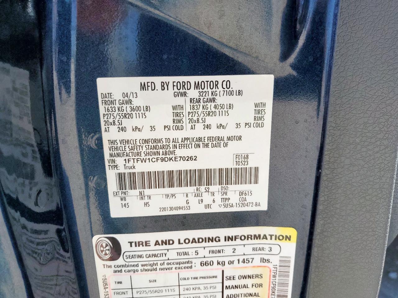 FORD F-150 SUPERCREW