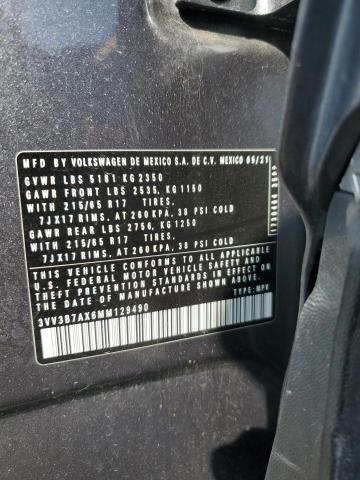 2021 VOLKSWAGEN TIGUAN SE #3301990453