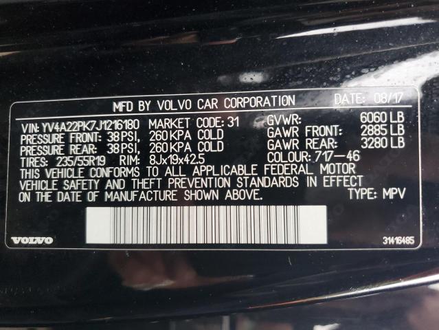 2018 VOLVO XC90 T6 #3276988160