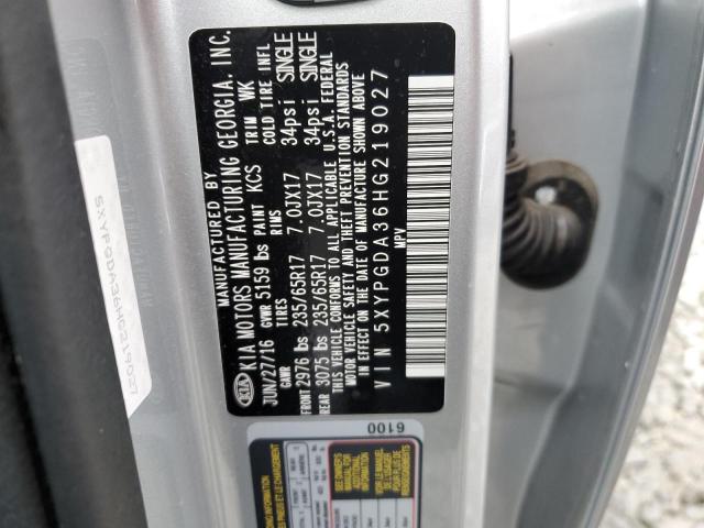 2017 KIA SORENTO LX - 5XYPGDA36HG219027