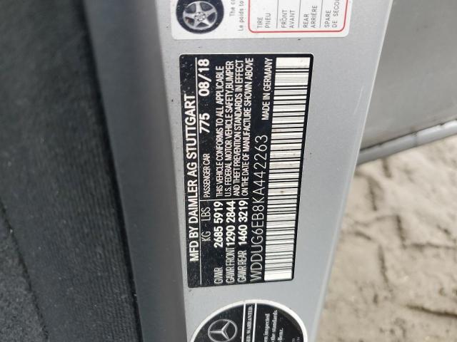 2019 MERCEDES-BENZ S 450 4MATIC WDDUG6EB8KA442263