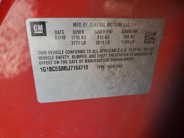 2018 CHEVROLET CRUZE LS 1G1BC5SM6J7164710