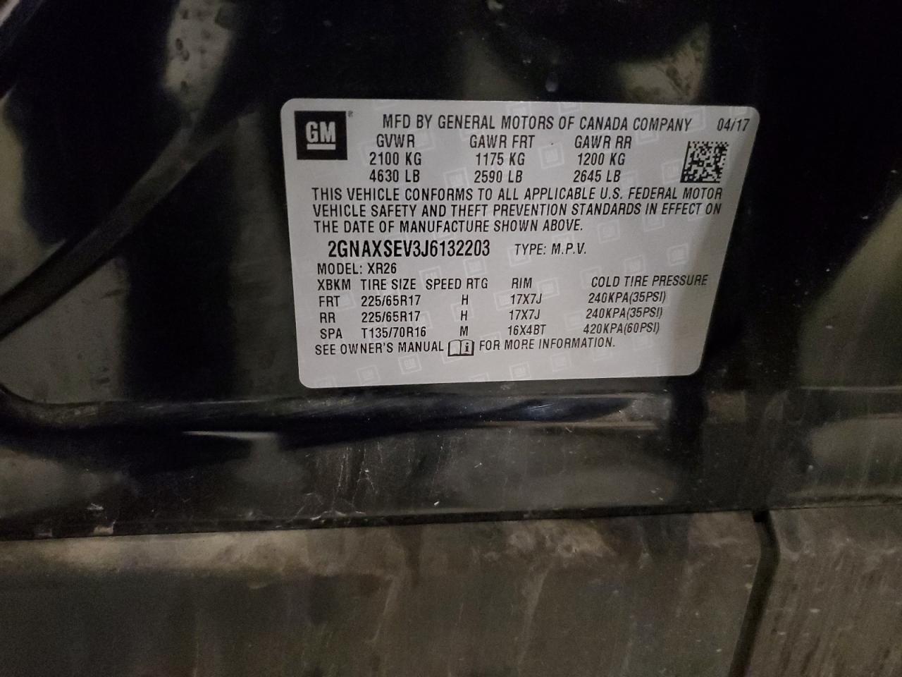 CHEVROLET EQUINOX LT