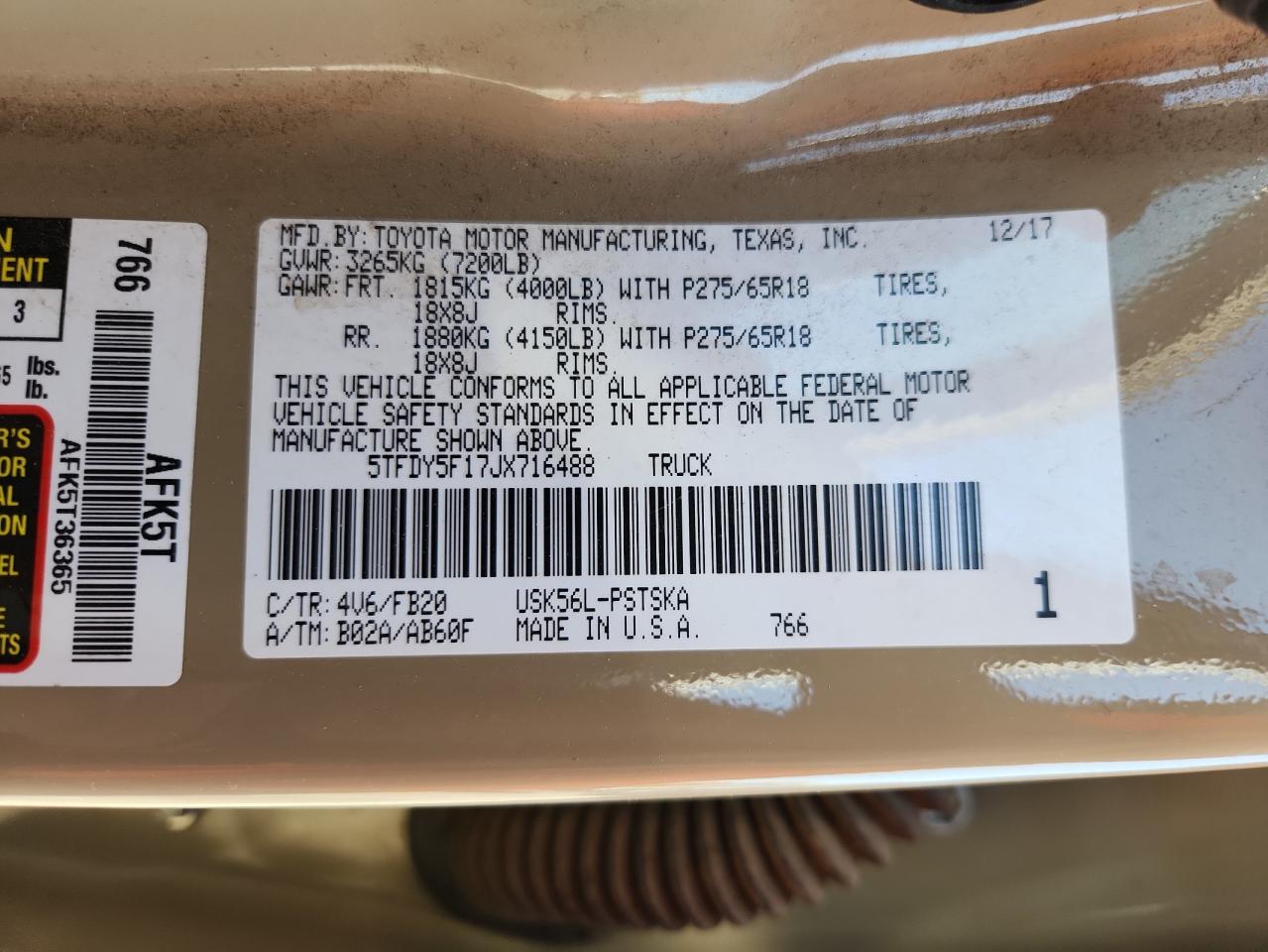 TOYOTA TUNDRA CREWMAX SR5