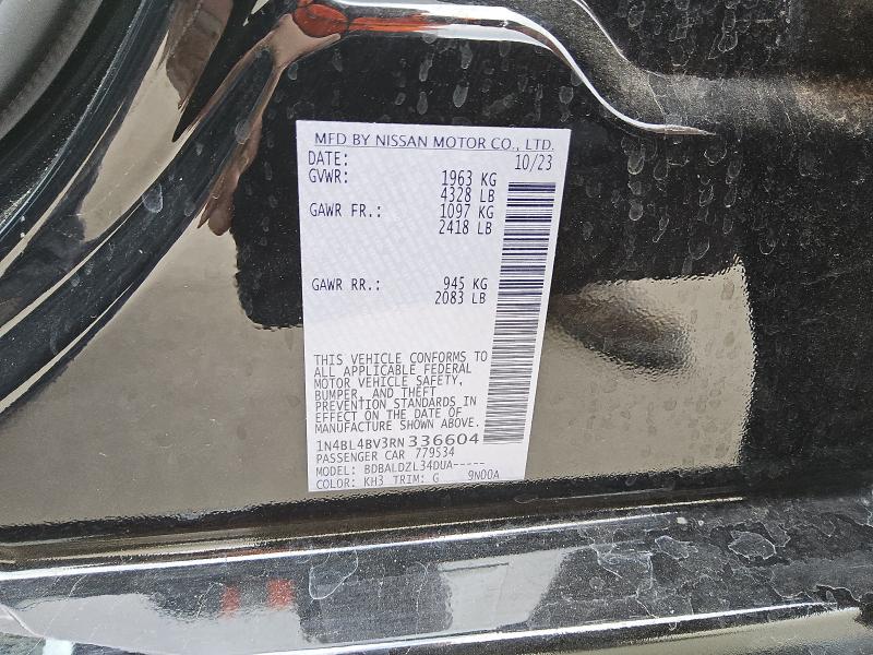 2024 NISSAN ALTIMA S - 1N4BL4BV3RN336604