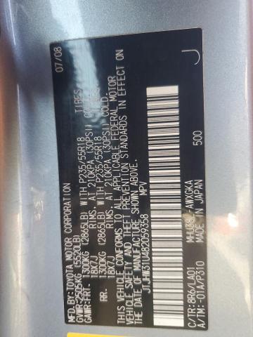 2008 LEXUS RX 400H #3317026070