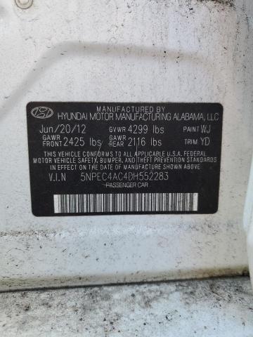 2013 HYUNDAI SONATA SE - 5NPEC4AC4DH552283