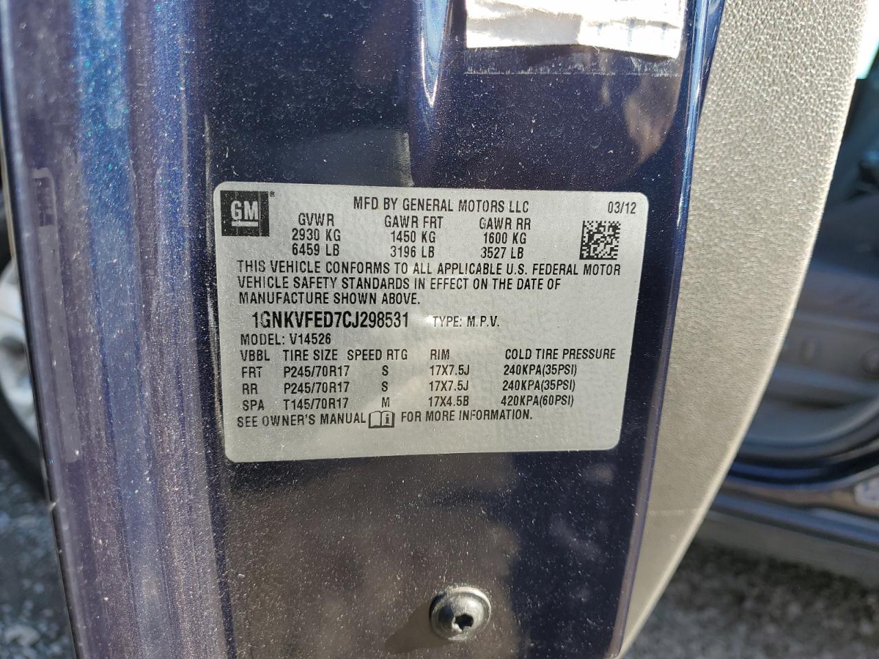 CHEVROLET TRAVERSE LS