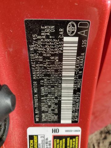 2015 TOYOTA COROLLA L #3301662624