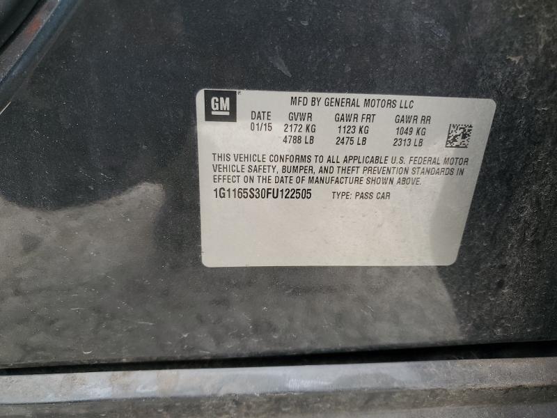 2015 CHEVROLET IMPALA LTZ - 1G1165S30FU122505