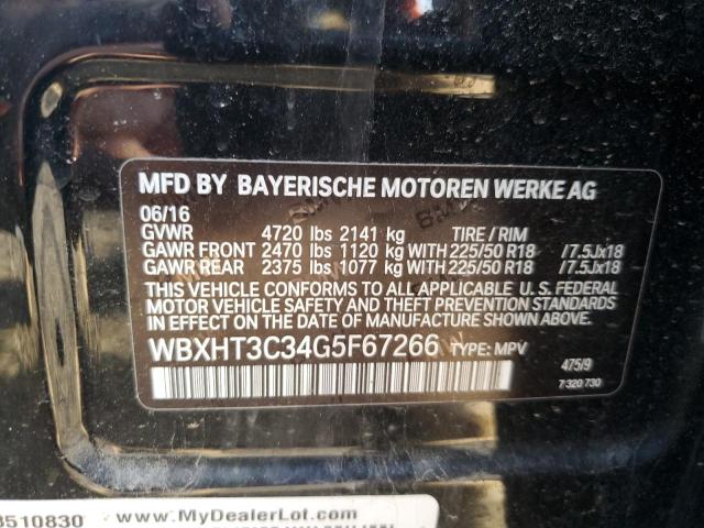 2016 BMW X1 XDRIVE28I WBXHT3C34G5F67266