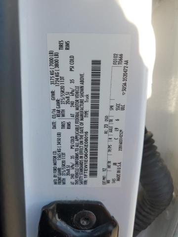 2016 FORD F150 SUPER - 1FTEW1EG6GKE08016