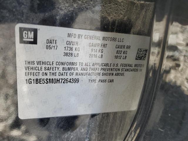 2017 CHEVROLET CRUZE LT 1G1BE5SM0H7264399