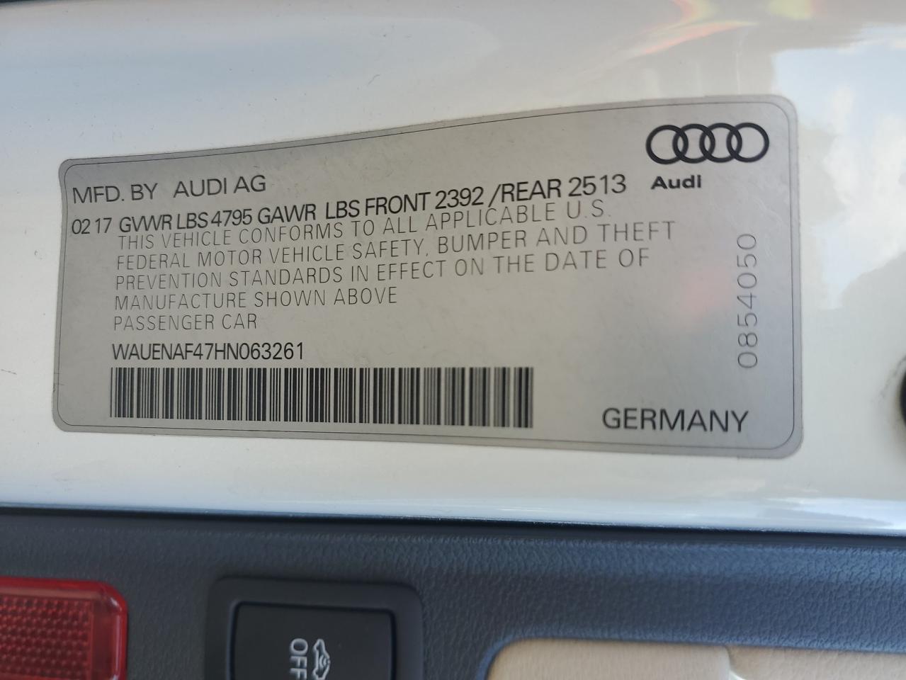 AUDI A4 PREMIUM PLUS