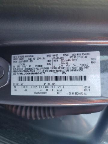 2022 FORD ESCAPE SE #3281482001