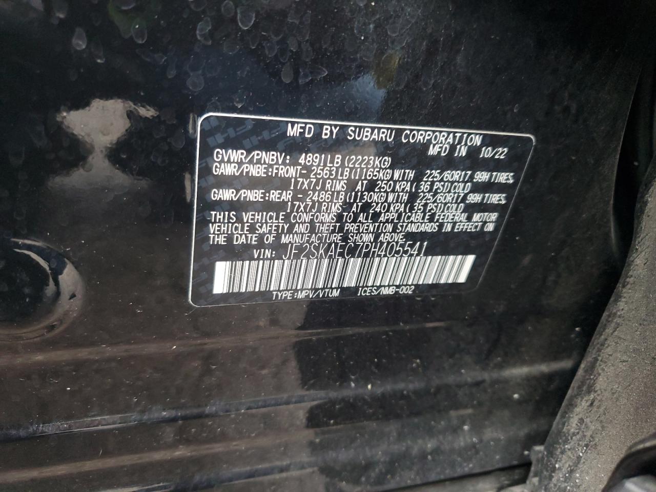 SUBARU FORESTER PREMIUM