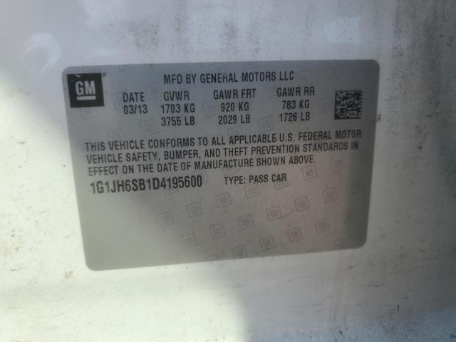 2013 CHEVROLET SONIC RS - 1G1JH6SB1D4195600