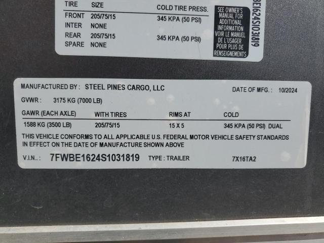 2025 STEEL PINES C UNKNOWN #3265076907