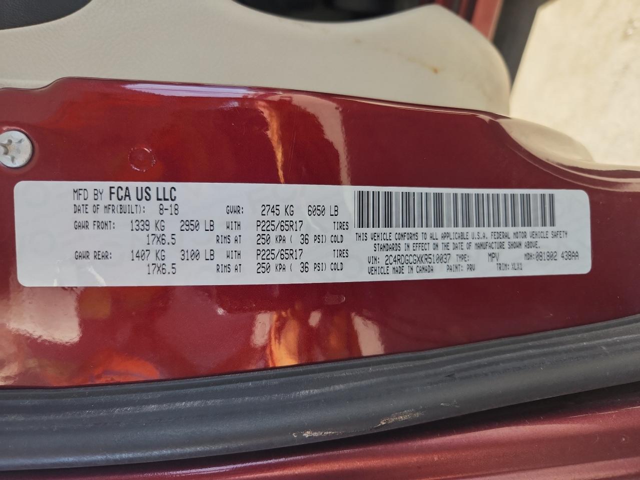 DODGE GRAND CARAVAN SXT