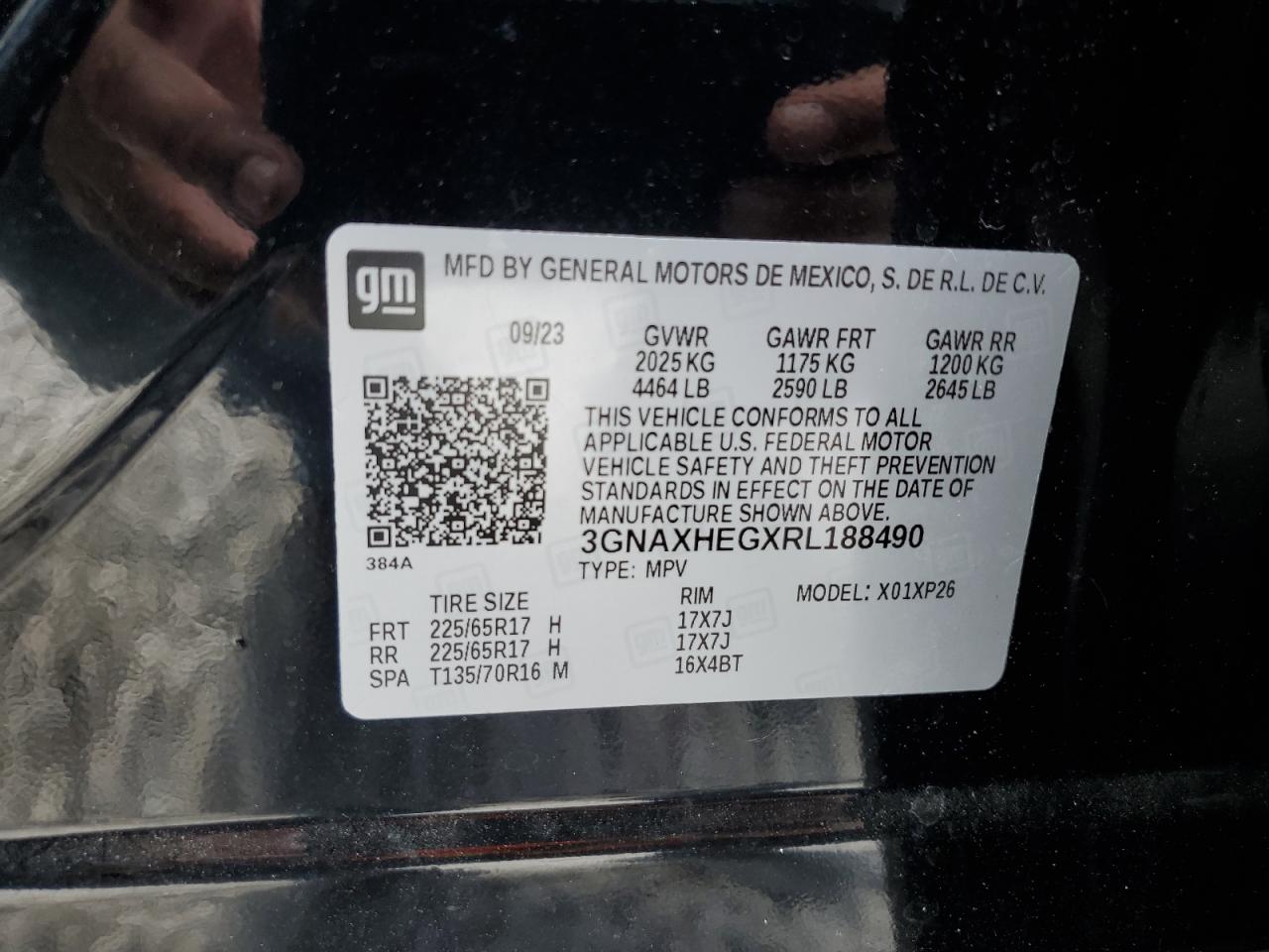 CHEVROLET EQUINOX LS