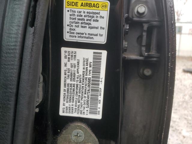 2010 HONDA CR-V EXL - 5J6RE4H72AL065685