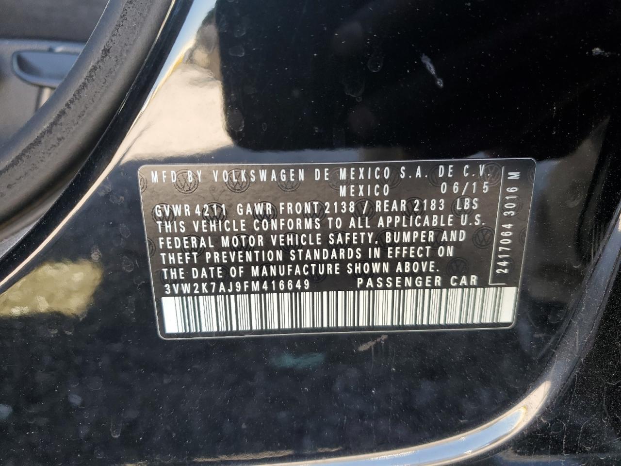 VOLKSWAGEN JETTA BASE