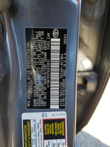 2013 TOYOTA AVALON BAS #3274667814