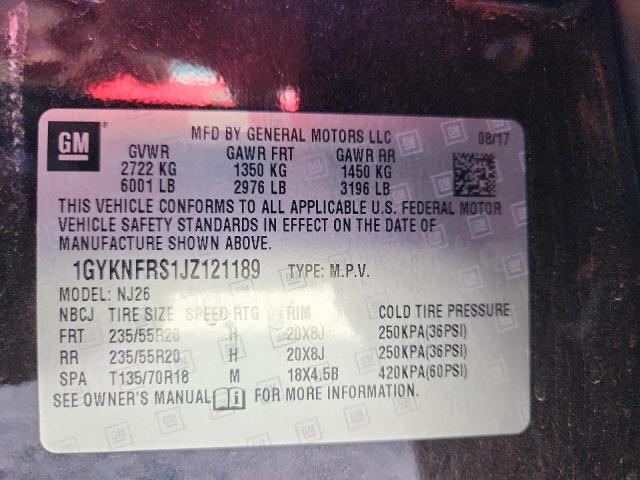 2018 CADILLAC XT5 PREMIU #3285023399