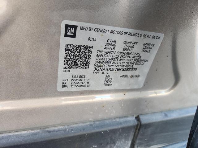 2019 CHEVROLET EQUINOX LT #3287786105