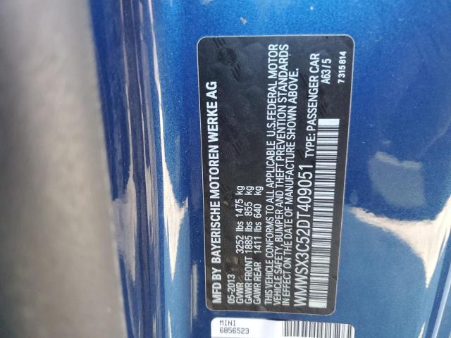 2013 MINI COOPER COU - WMWSX3C52DT409051