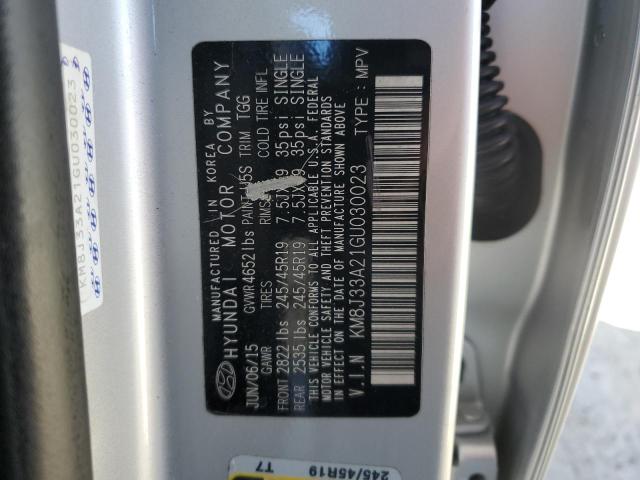 2016 HYUNDAI TUCSON LIM - KM8J33A21GU030023