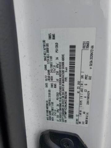 2018 FORD F150 1FTMF1C54JKC58234
