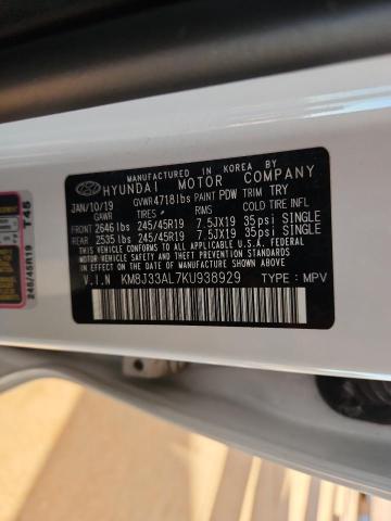 2019 HYUNDAI TUCSON LIM KM8J33AL7KU938929