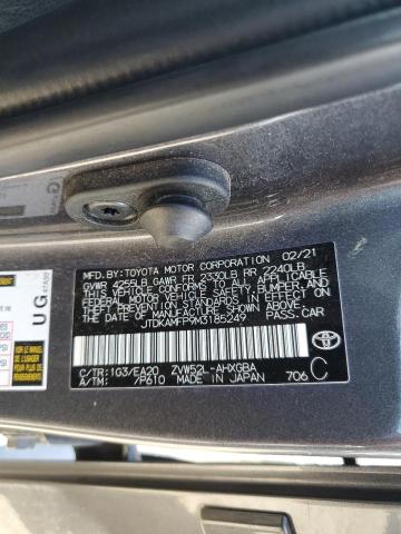 2021 TOYOTA PRIUS PRIM - JTDKAMFP9M3185249