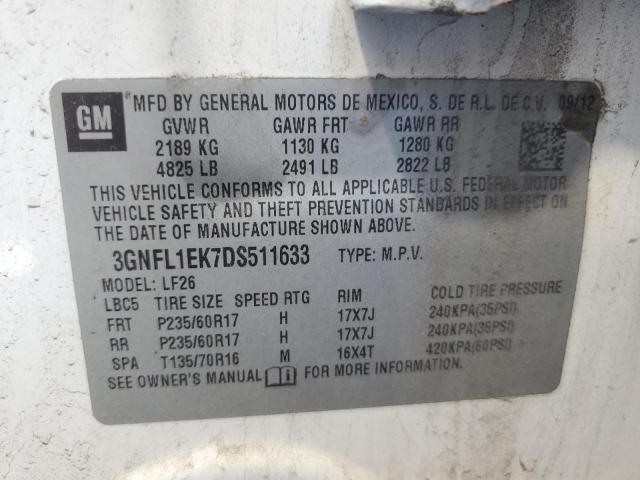 2013 CHEVROLET CAPTIVA LS #3284716985