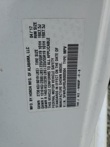 2018 HONDA ODYSSEY EL 5FNRL6H95JB000504